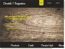 Tablet Screenshot of doublefirrigation.com